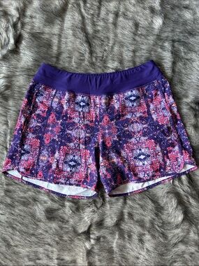 Title Nine Kaleidoscope Print Trail Running Shorts Women’s Medium Hiking Outdoor